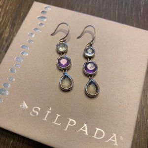 Silpada Purple Earrings
